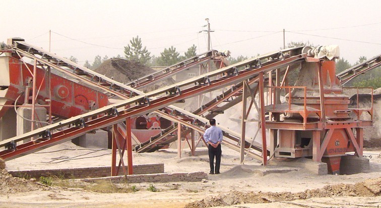 sand production line and stone production line 