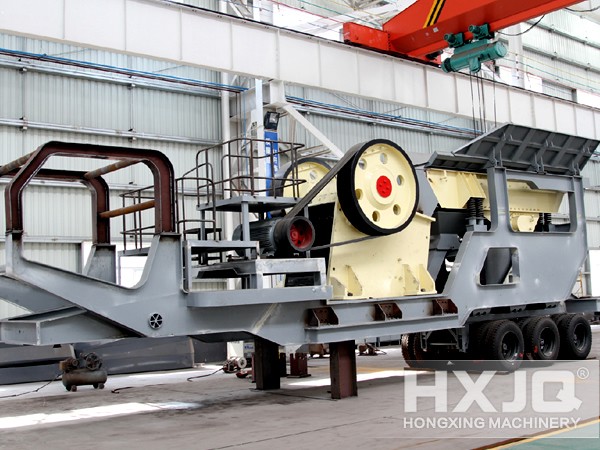 mobile jaw crusher