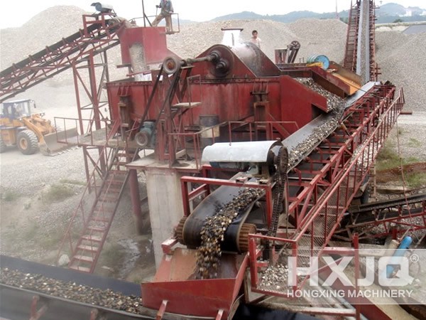 gravel sand crushing process