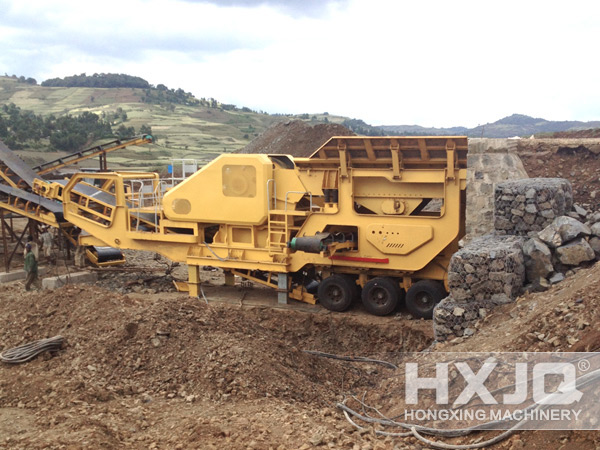 Mobile Crusher at Site