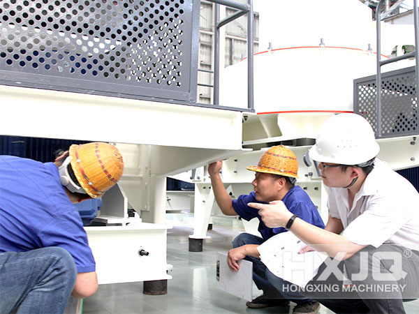 Inspection on Sand Making Machine before Delivery