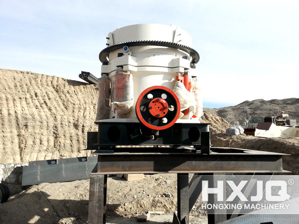 Cone Rock Crusher at Site